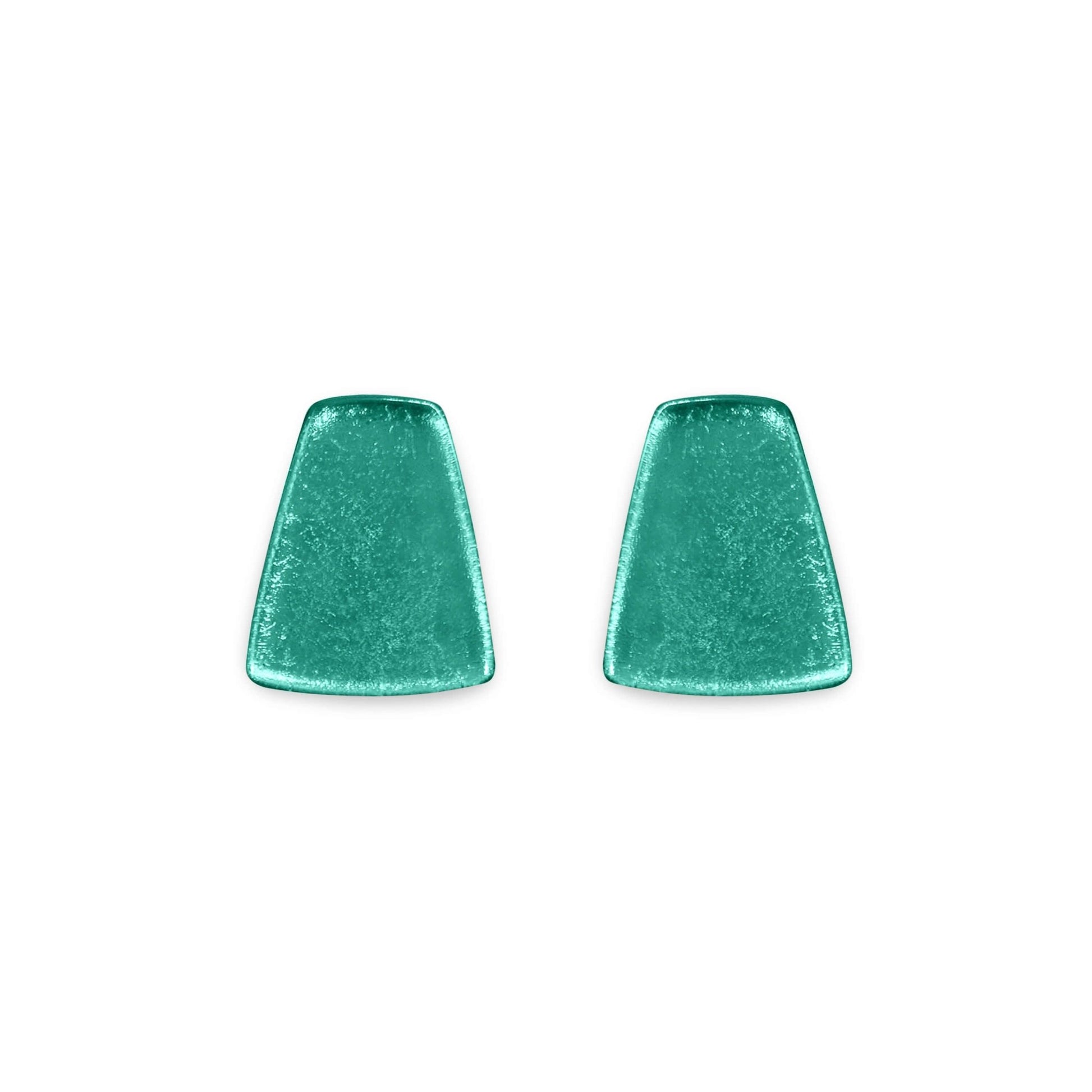 Morocco Empress Silverleaf Shiny Stud Earrings | The Jewellery Stop