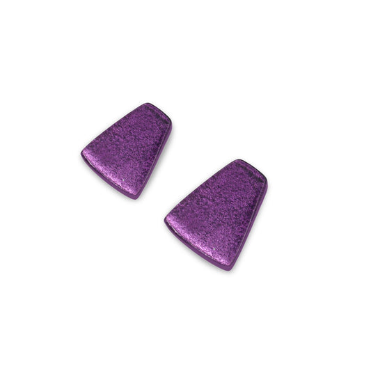 Rainbow Empress Silverleaf Shiny Stud Earrings | The Jewellery Stop