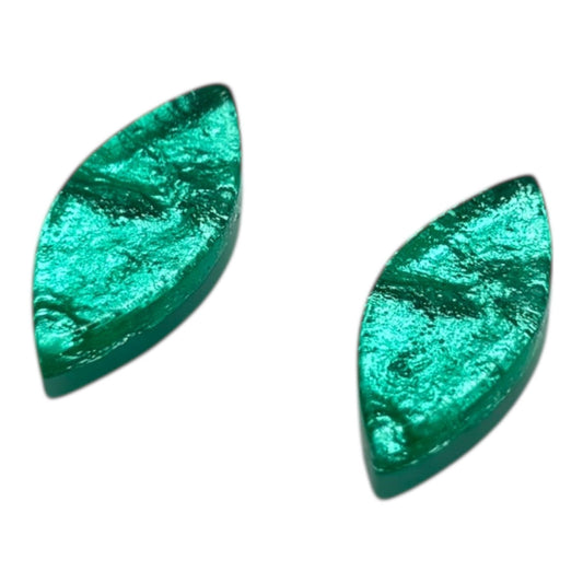 Crystal Aztec Leaf Shiny Stud Earrings | The Jewellery Stop