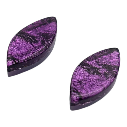 Rainbow Aztec Leaf Shiny Stud Earrings | The Jewellery Stop