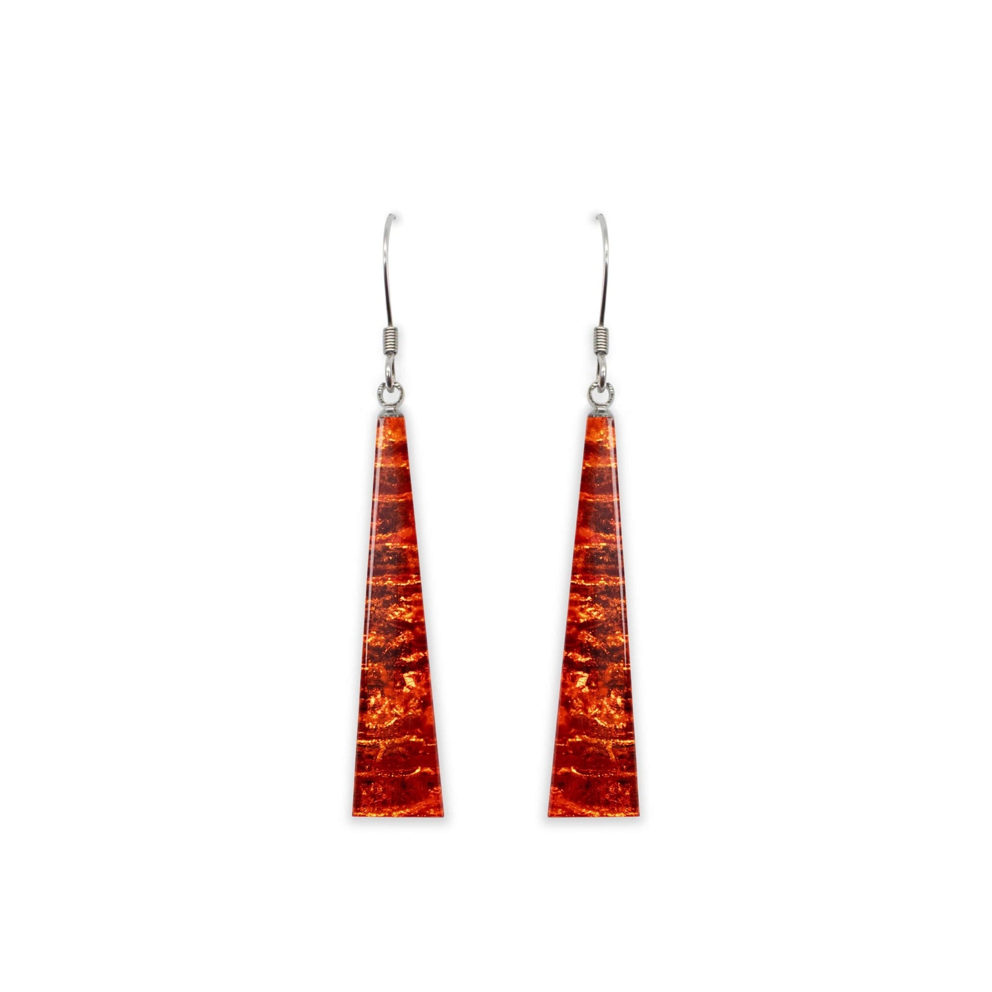 Terracotta Edna Fish Hook Earrings | The Jewellery Stop