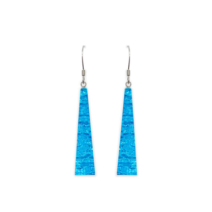 Turquoise Edna Fish Hook Earrings