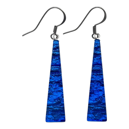 Azure Edna Fish Hook Earrings | The Jewellery Stop