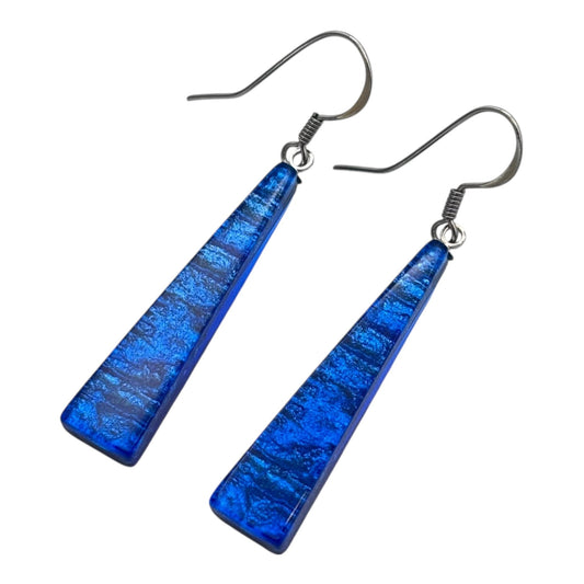 Azure Edna Fish Hook Earrings | The Jewellery Stop