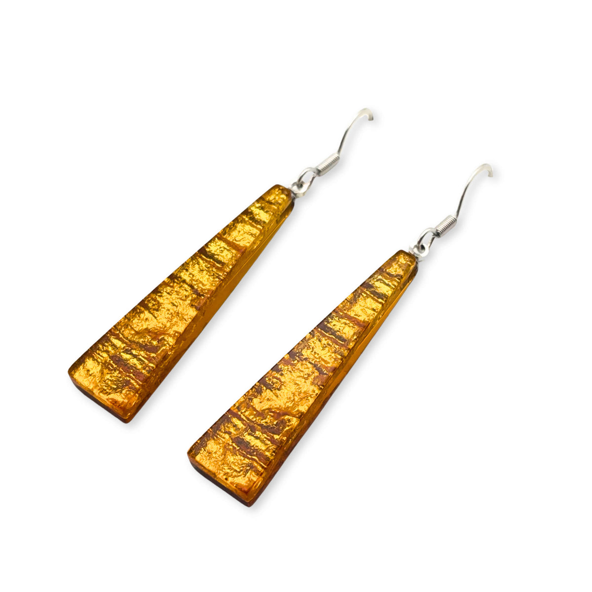 Mustard Edna Fish Hook Earrings