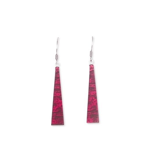 Pink Edna Fish Hook Earrings | The Jewellery Stop