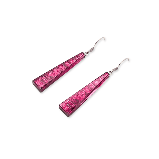 Pink Edna Fish Hook Earrings | The Jewellery Stop