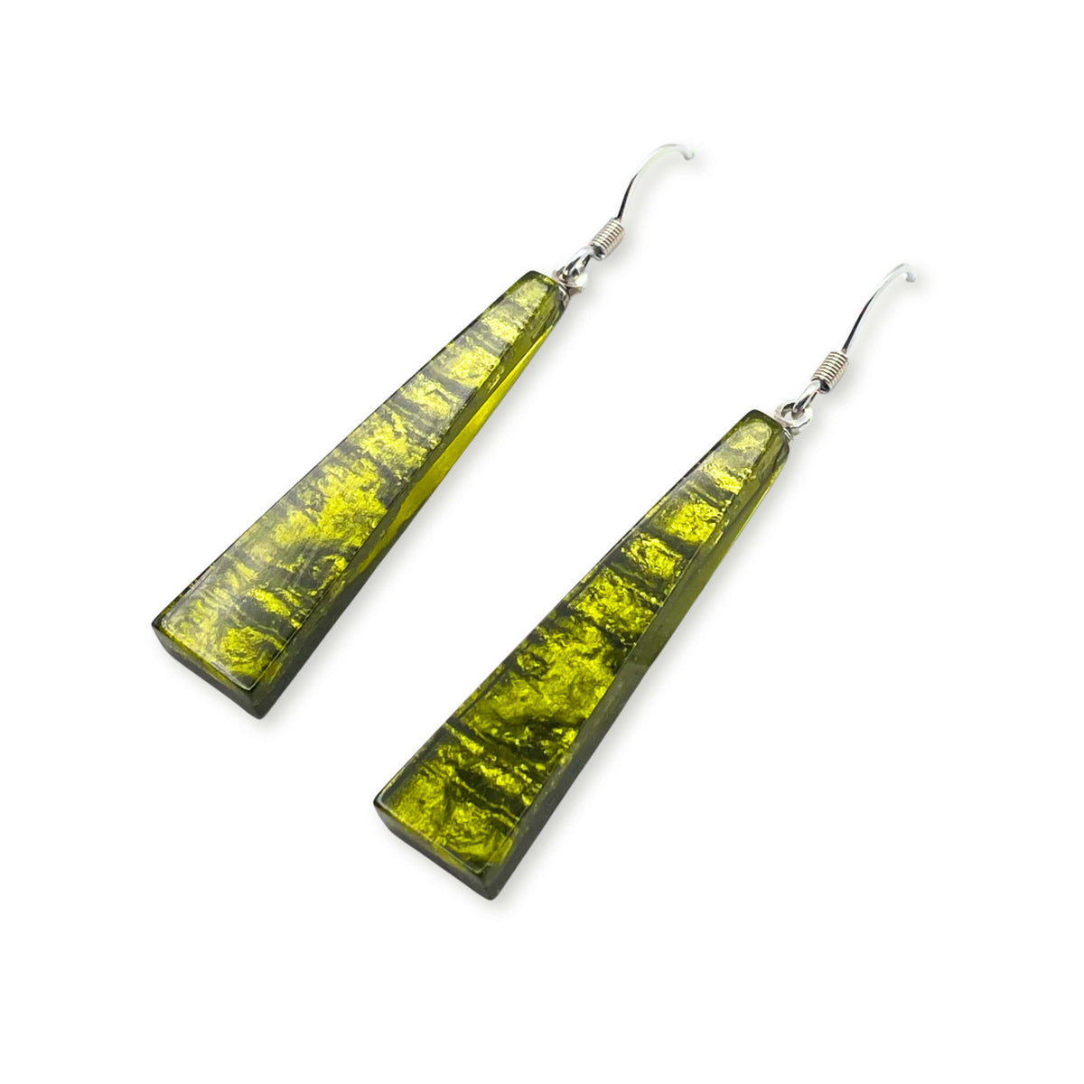 Pistachio Edna Fish Hook Earrings