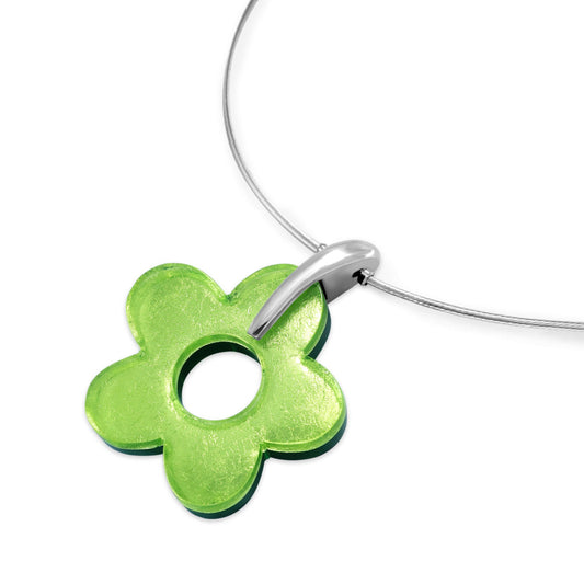 Aurora Lollipop Flower Shiny Pendant | The Jewellery Stop