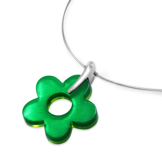 Aurora Lollipop Flower Shiny Pendant | The Jewellery Stop