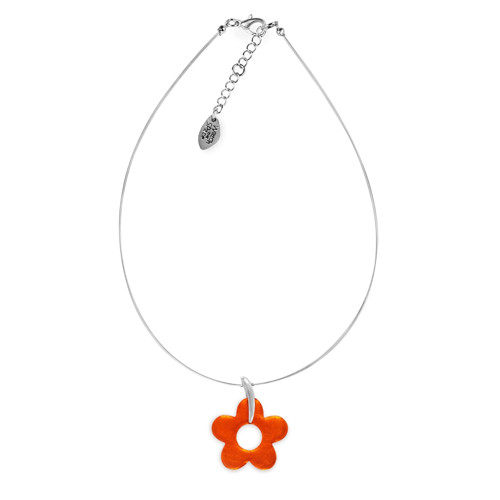 Sherbet Lollipop Flower Shiny Pendant | The Jewellery Stop