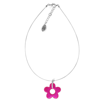 Sherbet Lollipop Flower Shiny Pendant | The Jewellery Stop