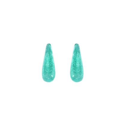 Aurora Teardrops Shiny Stud Earrings | The Jewellery Stop