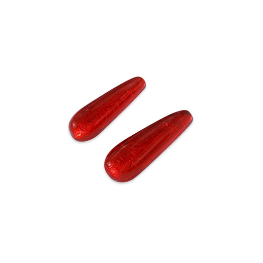 Chilli Teardrops Shiny Stud Earrings | The Jewellery Stop