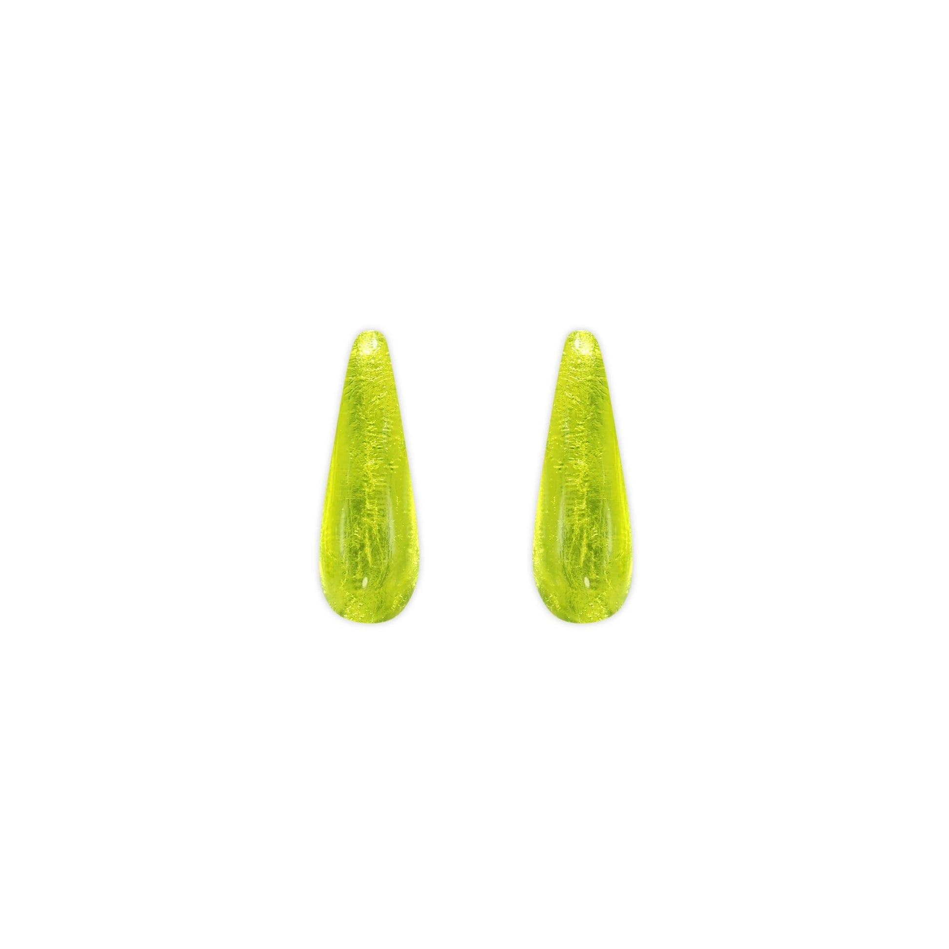 Citrus Teardrops Shiny Stud Earrings | The Jewellery Stop