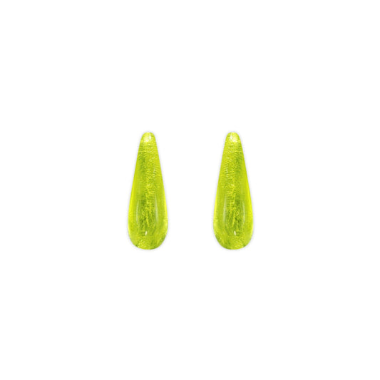Citrus Teardrops Shiny Stud Earrings | The Jewellery Stop
