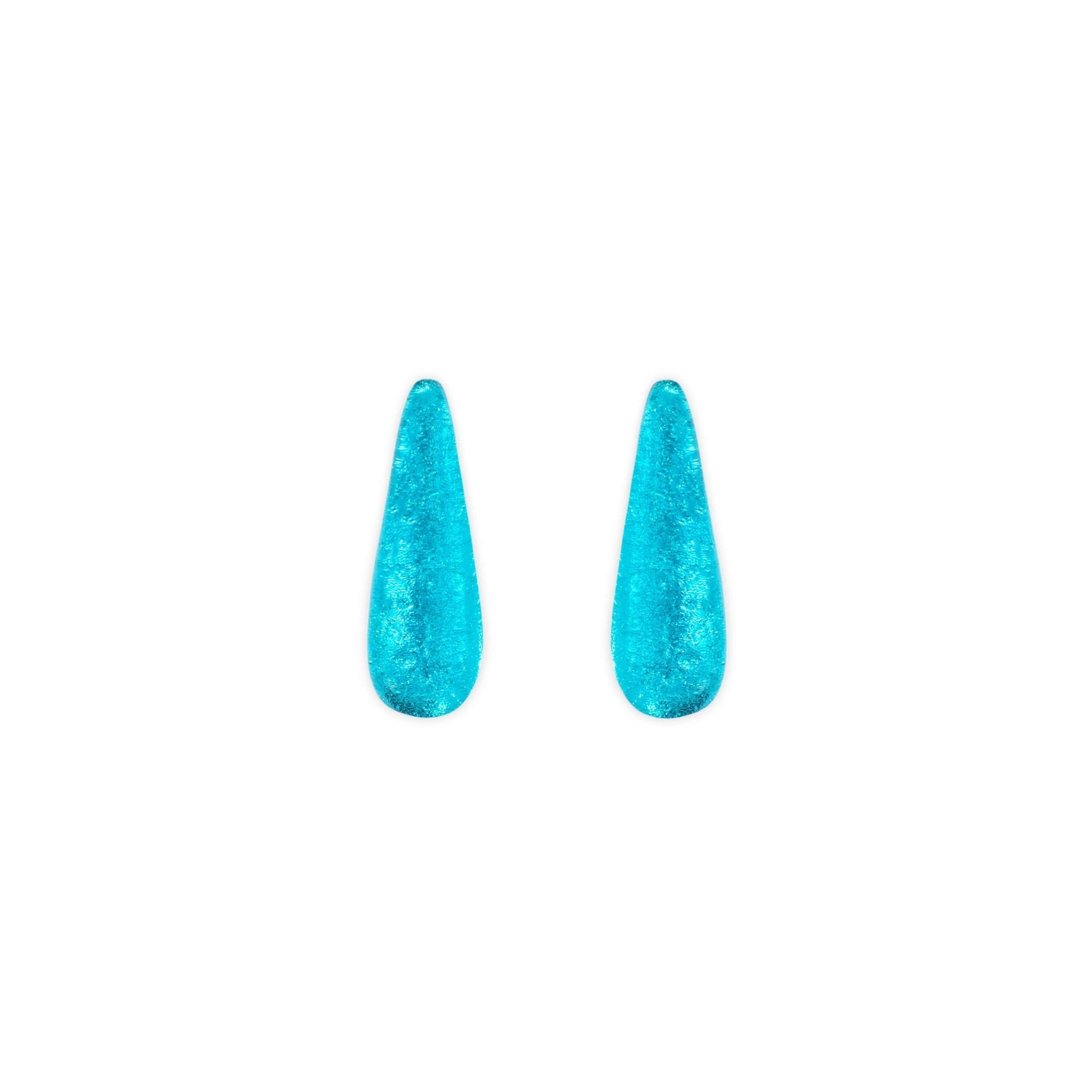 Neptune Teardrops Shiny Stud Earrings | The Jewellery Stop