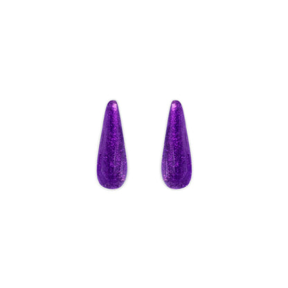Rainbow Teardrops Shiny Stud Earrings | The Jewellery Stop