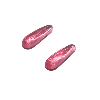 Flamingo Teardrops Shiny Stud Earrings | The Jewellery Stop