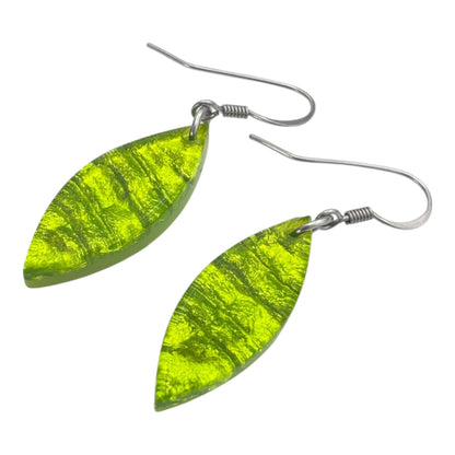 Zest Aztec Petal Shiny Fish Hook Earrings | The Jewellery Stop