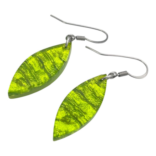 Zest Aztec Petal Shiny Fish Hook Earrings | The Jewellery Stop