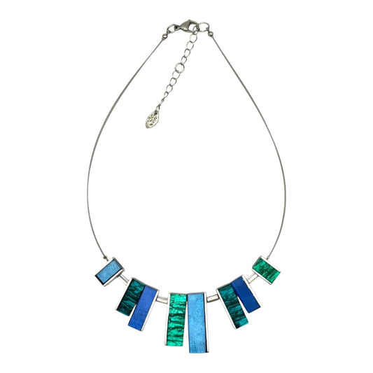 Crystal Ribbons Shiny Necklace