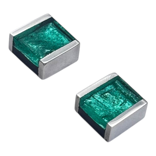 Crystal Ribbons Shiny Stud Earrings