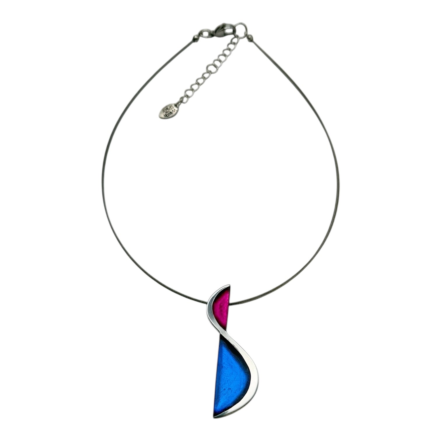 Paradise Hourglass Shiny Pendant
