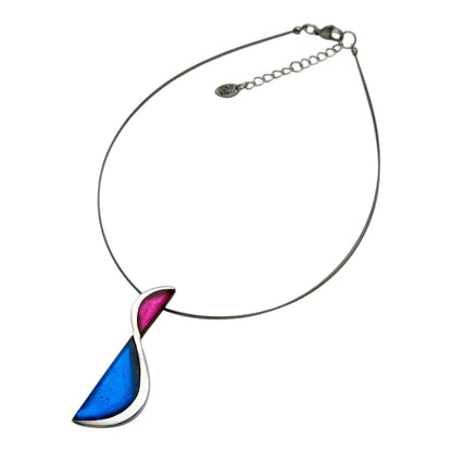 Paradise Hourglass Shiny Pendant