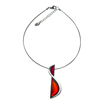 Tropical Hourglass Shiny Pendant