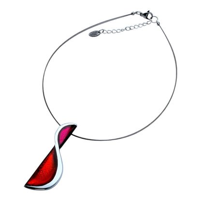 Tropical Hourglass Shiny Pendant