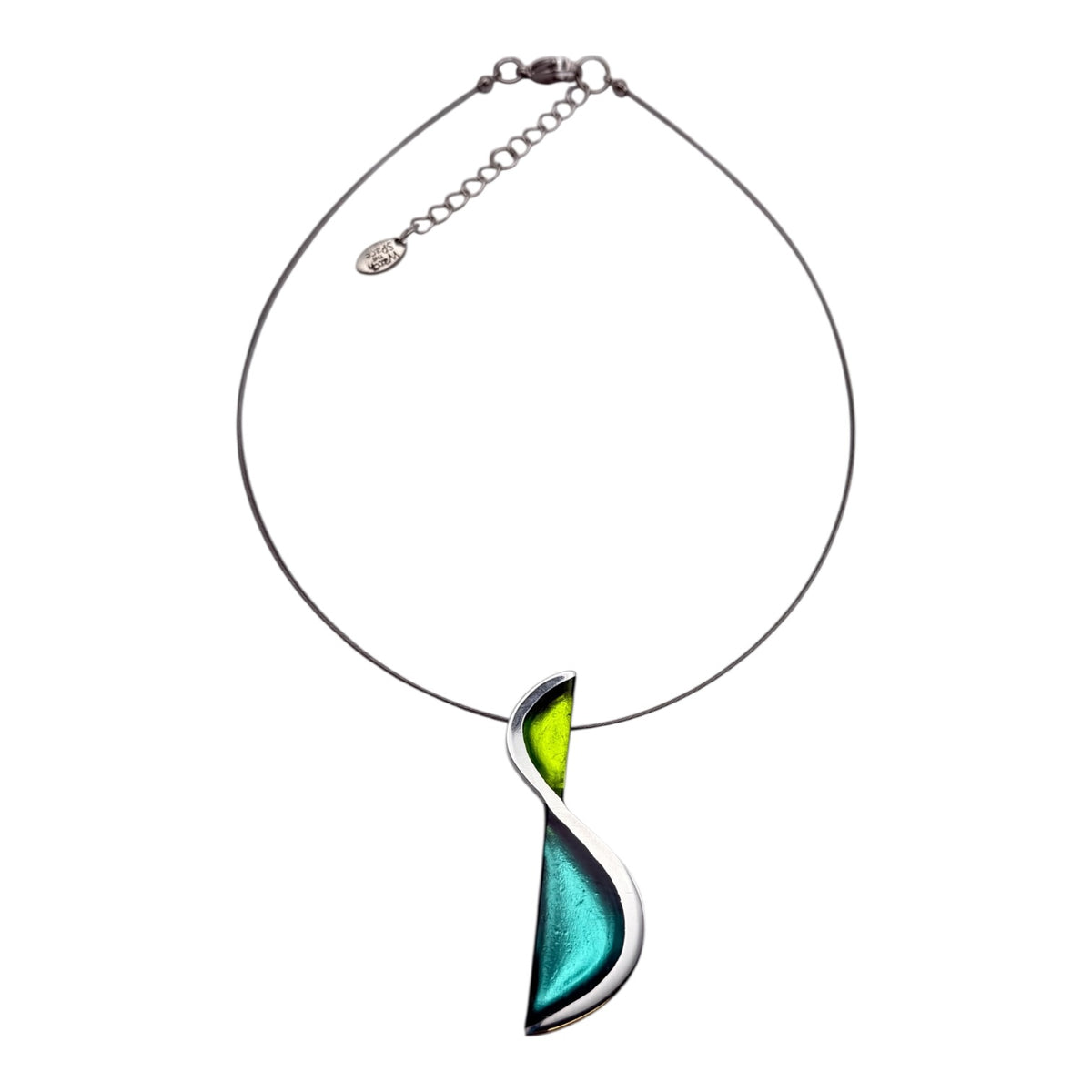 Zest Hourglass Shiny Pendant