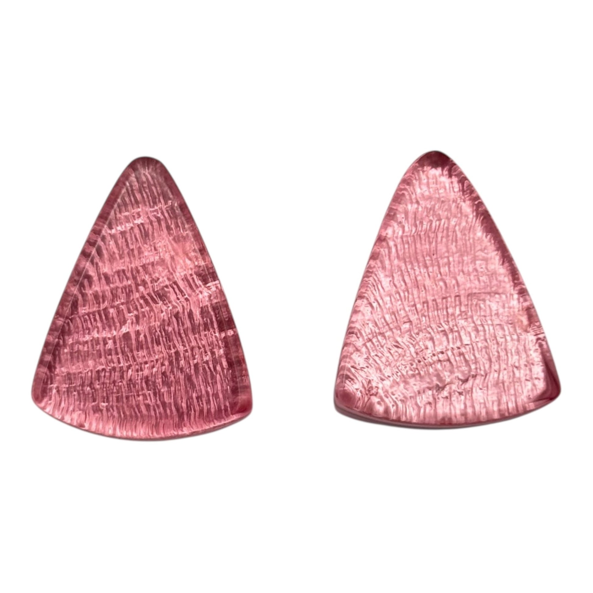 Rose Shell Cones Shiny Stud Earrings | The Jewellery Stop