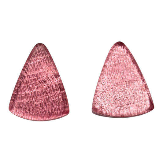 Rose Shell Cones Shiny Stud Earrings | The Jewellery Stop