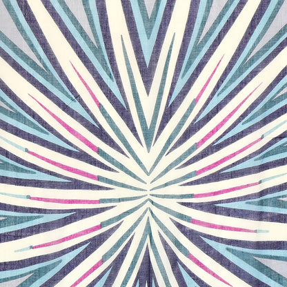 Blue and Pink Mix Starflower Scarf | The Jewellery Stop