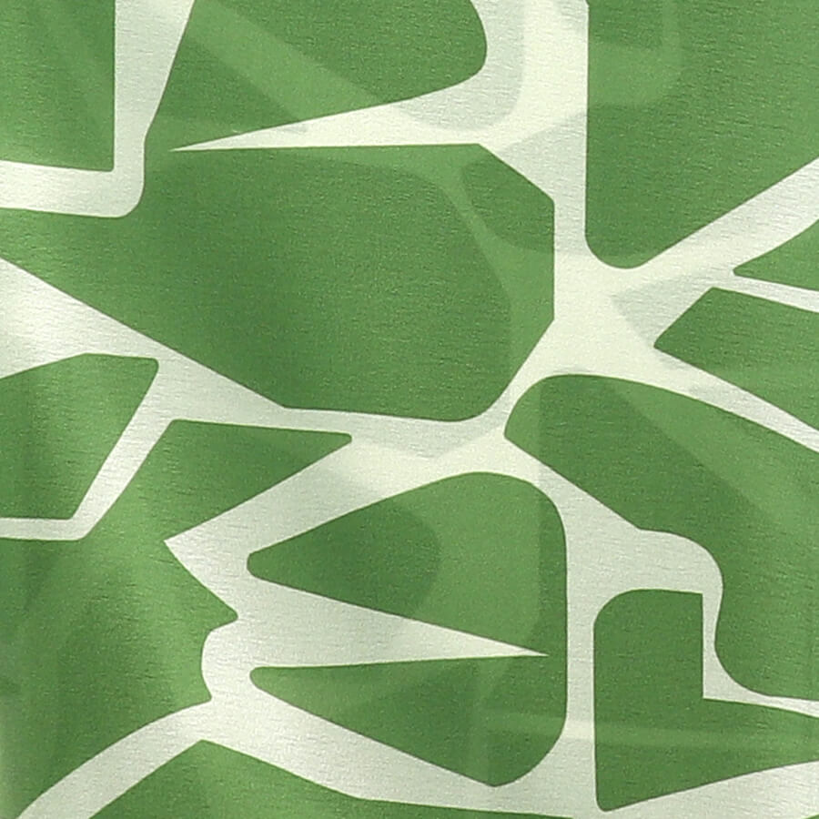 Green And Cream Abstract Shatter Print Scarf | The Jewellery Stop