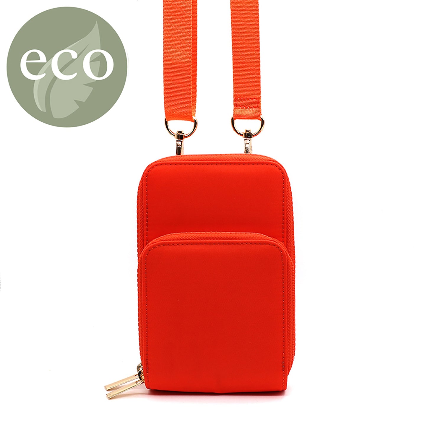 Orange Cross-Body Phone Bag