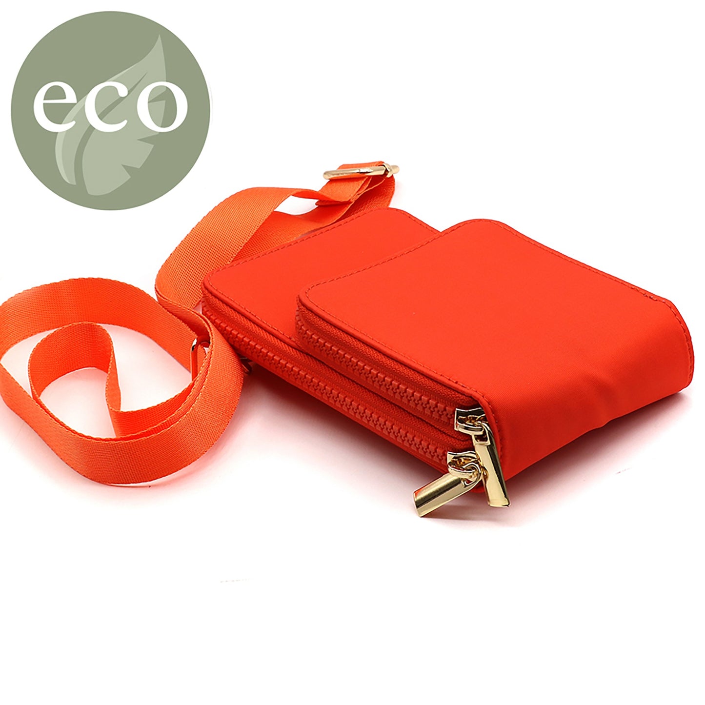 Orange Cross-Body Phone Bag