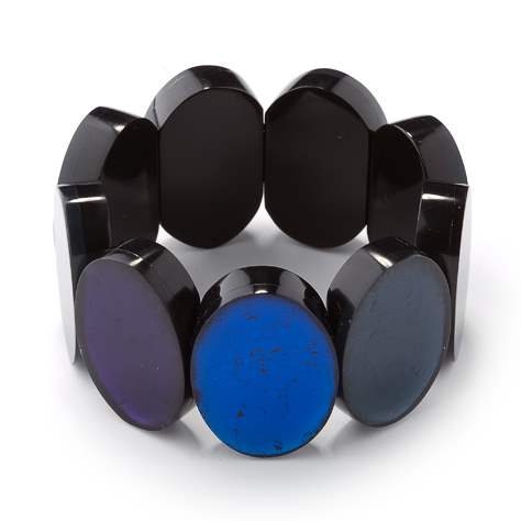 Midnight Classic Ovals Bangle | The Jewellery Stop