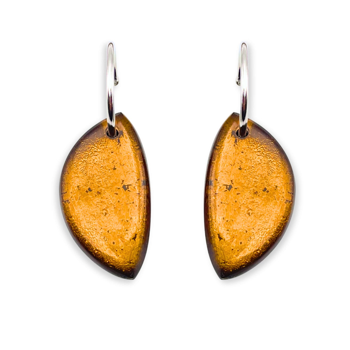 Chocolate Eclectic Classic Creole Earrings