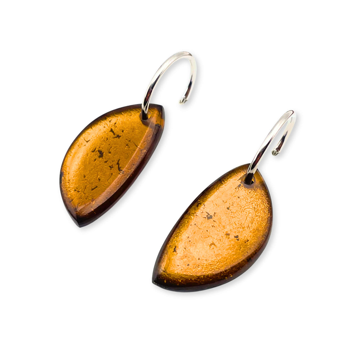 Chocolate Eclectic Classic Creole Earrings