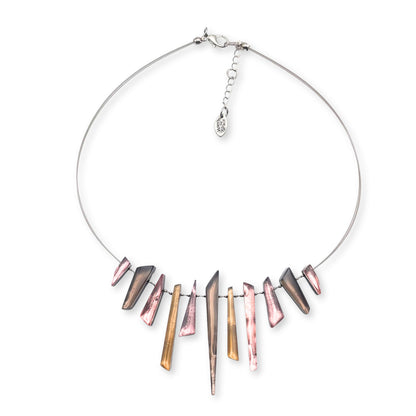 Old Rose Icicle Necklace