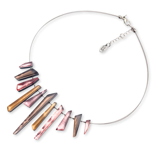 Old Rose Icicle Necklace