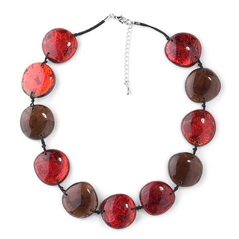 Red Phoenix Eleven Piece Necklace