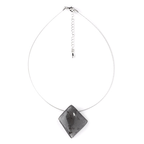 Black Classic Patchwork Pendant