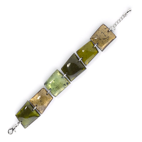 Green Classic Patchwork Bracelet