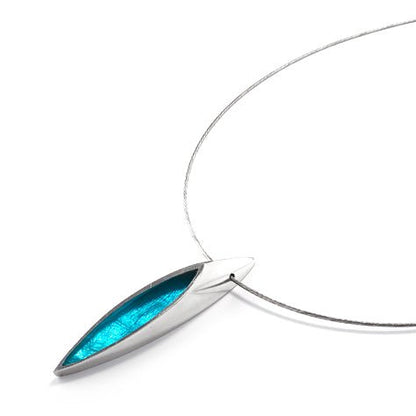Turquoise Pewter Bullet Pendant | The Jewellery Stop