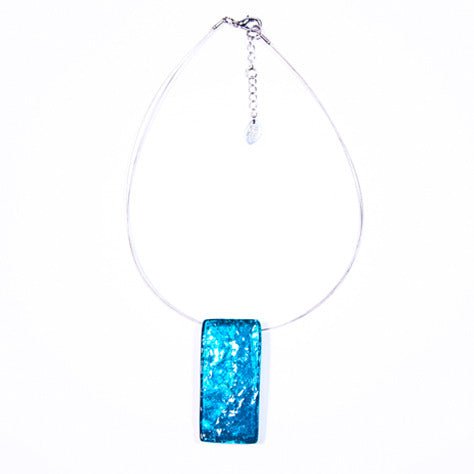 Teal Slate Pendant | The Jewellery Stop