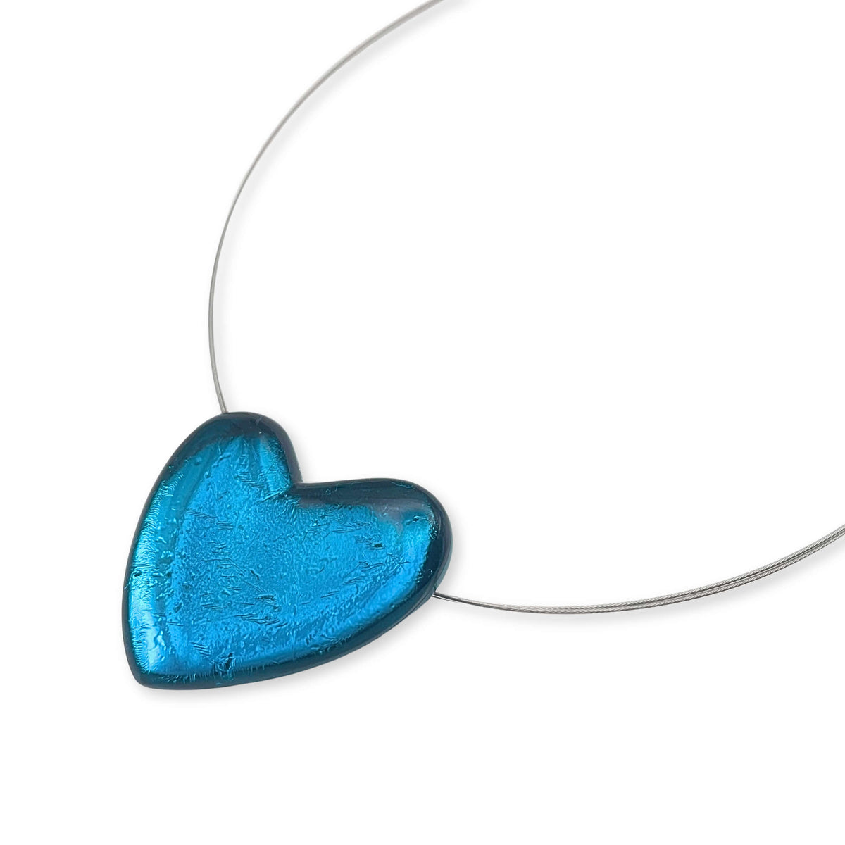 Teal Love Classic Small Pendant