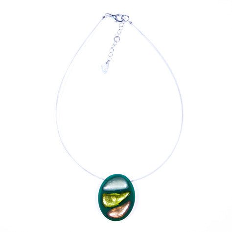 Peppermint Zulu Oval Pendant | The Jewellery Stop